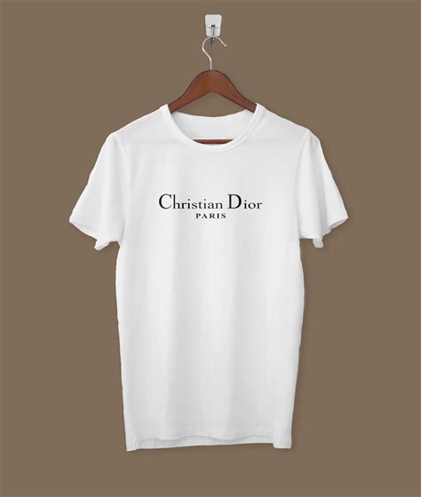 dior plain black t shirt